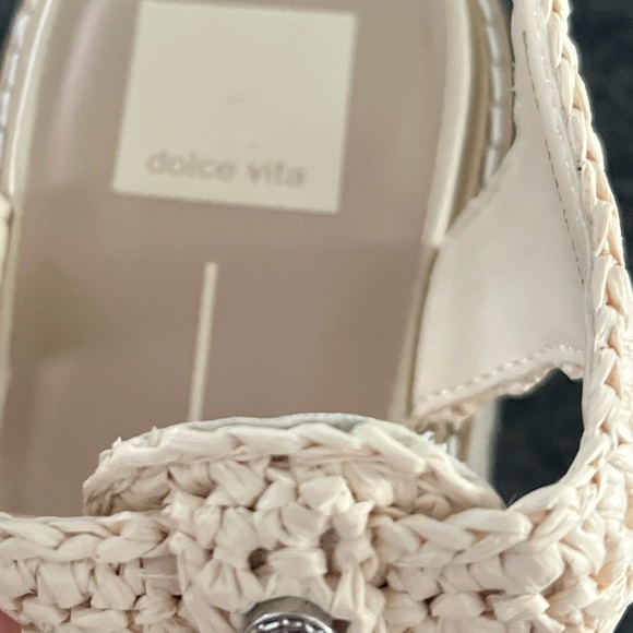 Dolce Vita Lasly Sandals Oatmeal Knit Women’s Size 9.5 Nwot - Picture 8 of 10